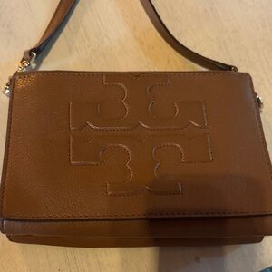 Tory Burch Tan Leather Crossbody Bag